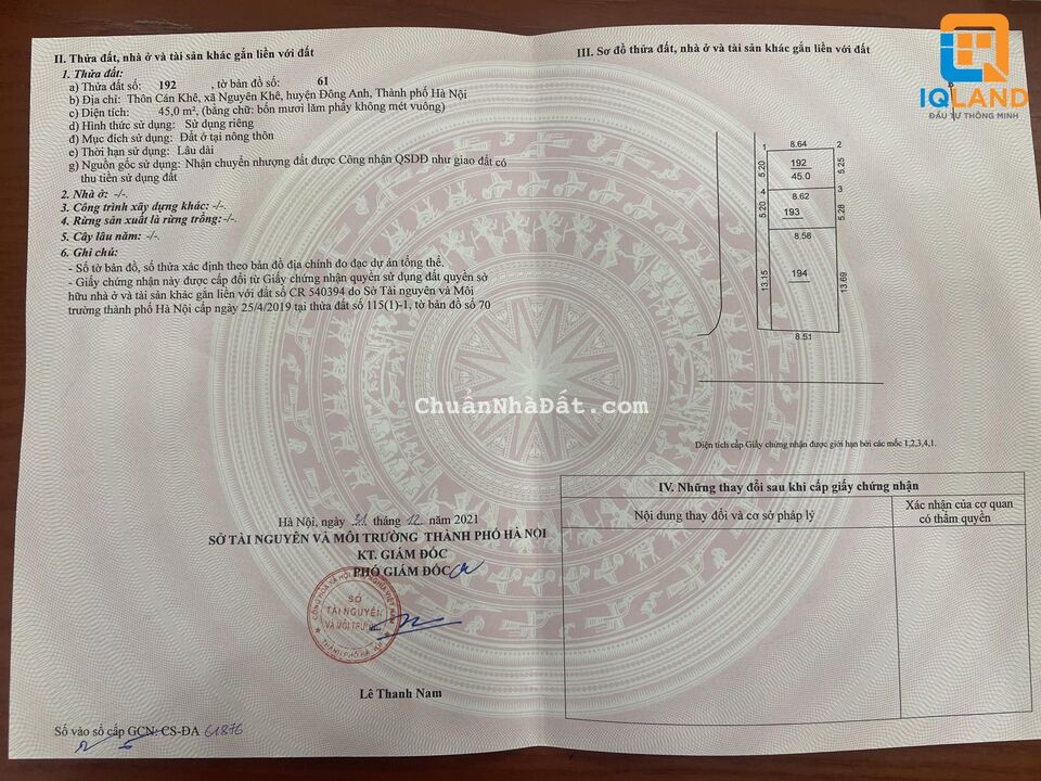 Chính chủ gửi bán 3 mảnh liền kề tại Cán khê,Nguyên Khê,Đông anh,Hn -Diện tích : 45m2 và 123m2 Chính chủ gửi bán 3 mảnh liền kề tại Cán khê,Nguyên Khê,Đông anh,Hn -Diện tích : 45m2 và 123m2