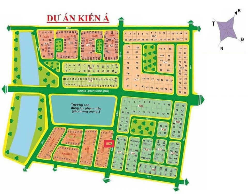 Chủ bán lô đất nền 80m2 KDC Kiến Á, Phường Phước Long B, Quận 9