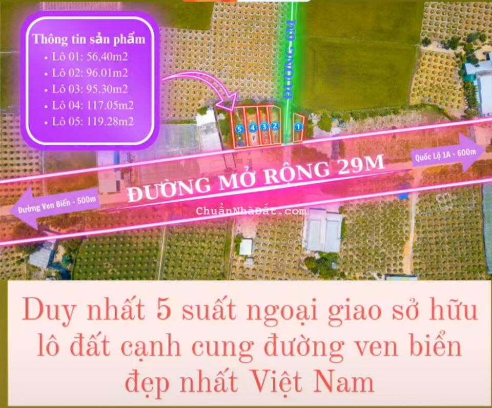 Đón sóng hạ tầng, đầu tư đất nền ven biển Tuy Phong, Bình Thuận Đón sóng hạ tầng, đầu tư đất nền ven biển Tuy Phong, Bình Thuận