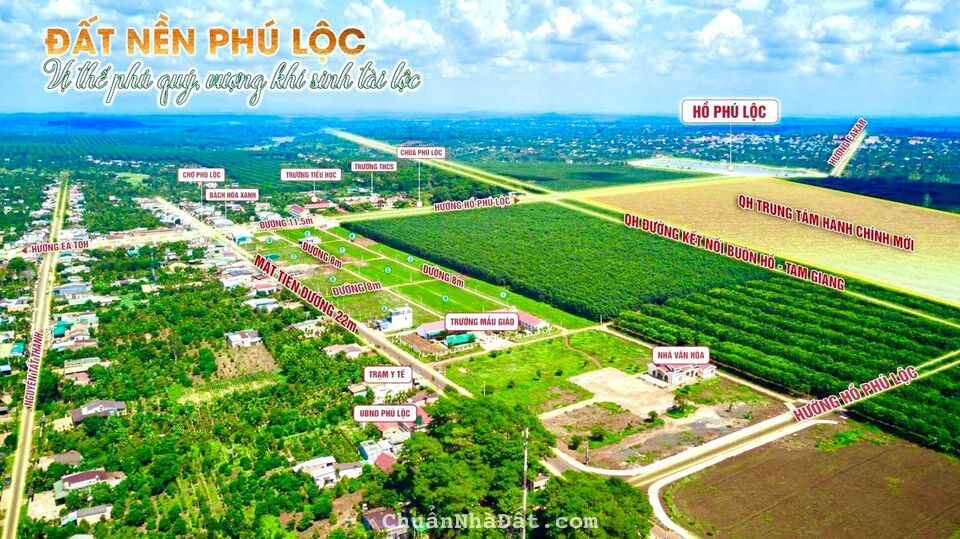 Siêu phẩm Đất nền Phú Lộc - Full Thổ cư - Giá chỉ 550 Triệu/nền