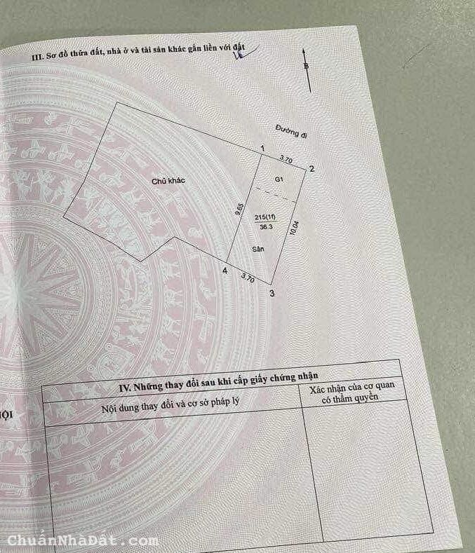 Bán mảnh đất 37m mặt ngõ Mai Hương, Bạch Mai 5.9 tỷ.