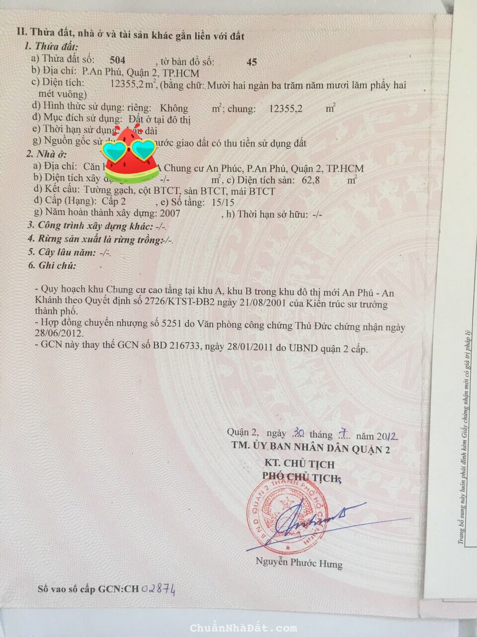 Bán căn 2pn chung cư An Phúc ngay sau lưng Mega An Phú chỉ 2ty2 còn thương lượng  