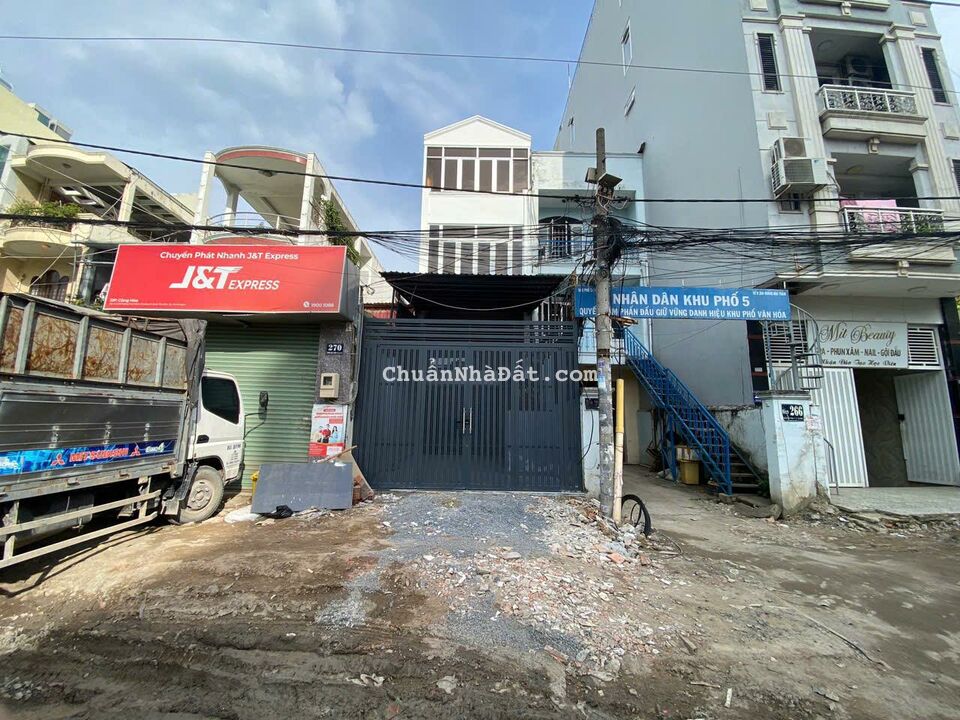 Cho thuê mặt tiền 268 Hoàng Hoa Thám; 4,5*20 3 lầu, cổng khu nhà ga T3