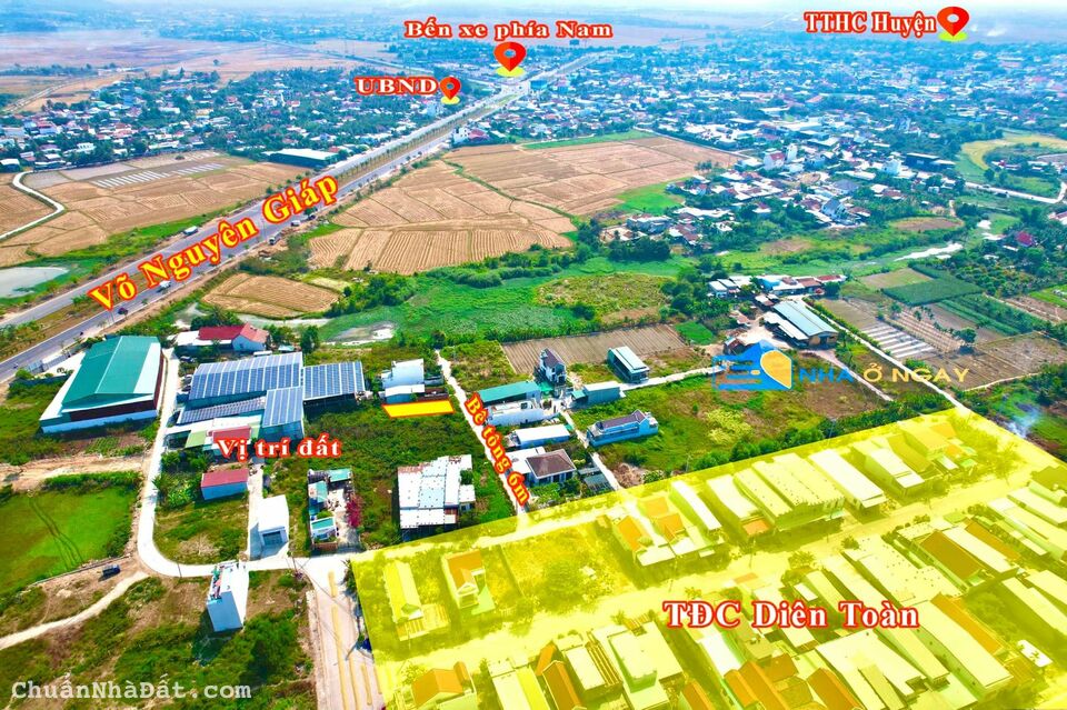 Cần bán nhanh lô đất DIÊN TOÀN, Diên Khánh, giá chỉ hơn 1 tỷ