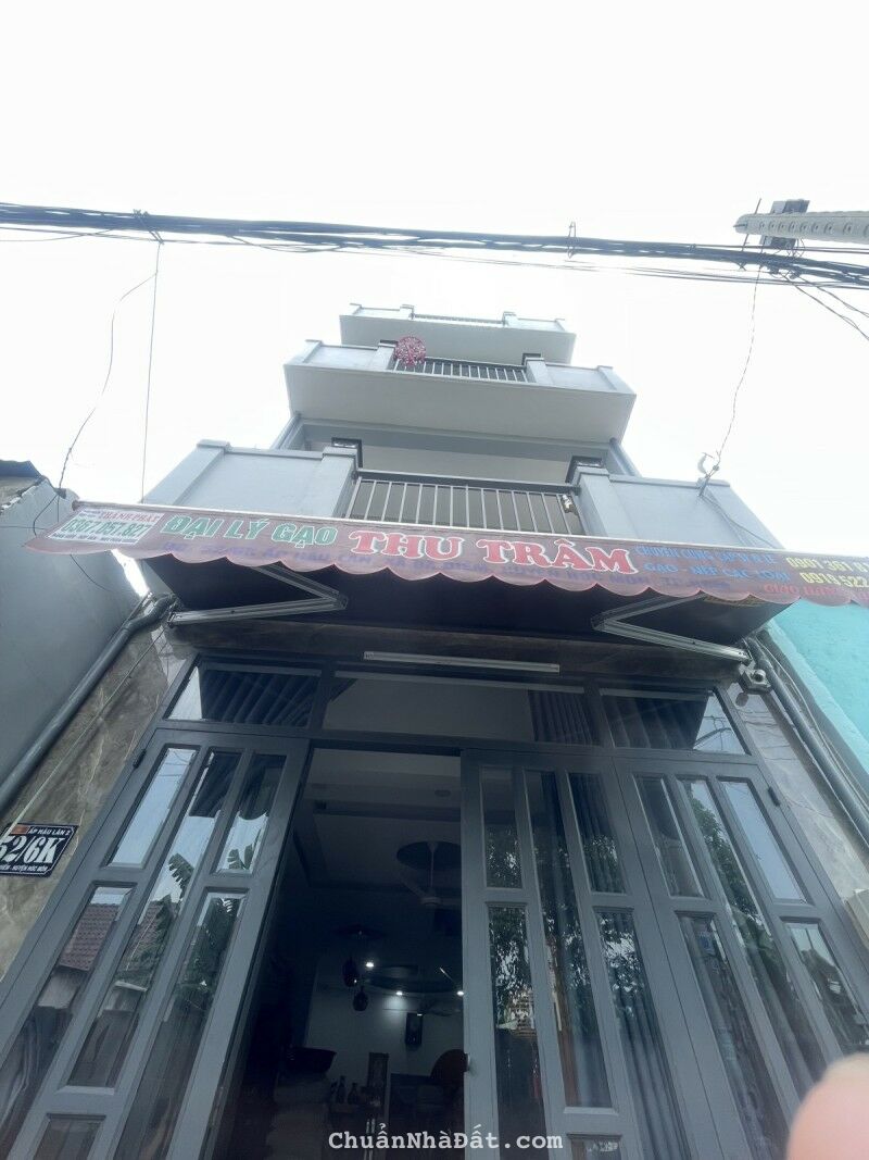 Nhà đường Nguyễn Ảnh Thủ, Bà Điểm Hóc Môn, 50m2, 4 tầng giá hơn 3.95 tỷ TL.