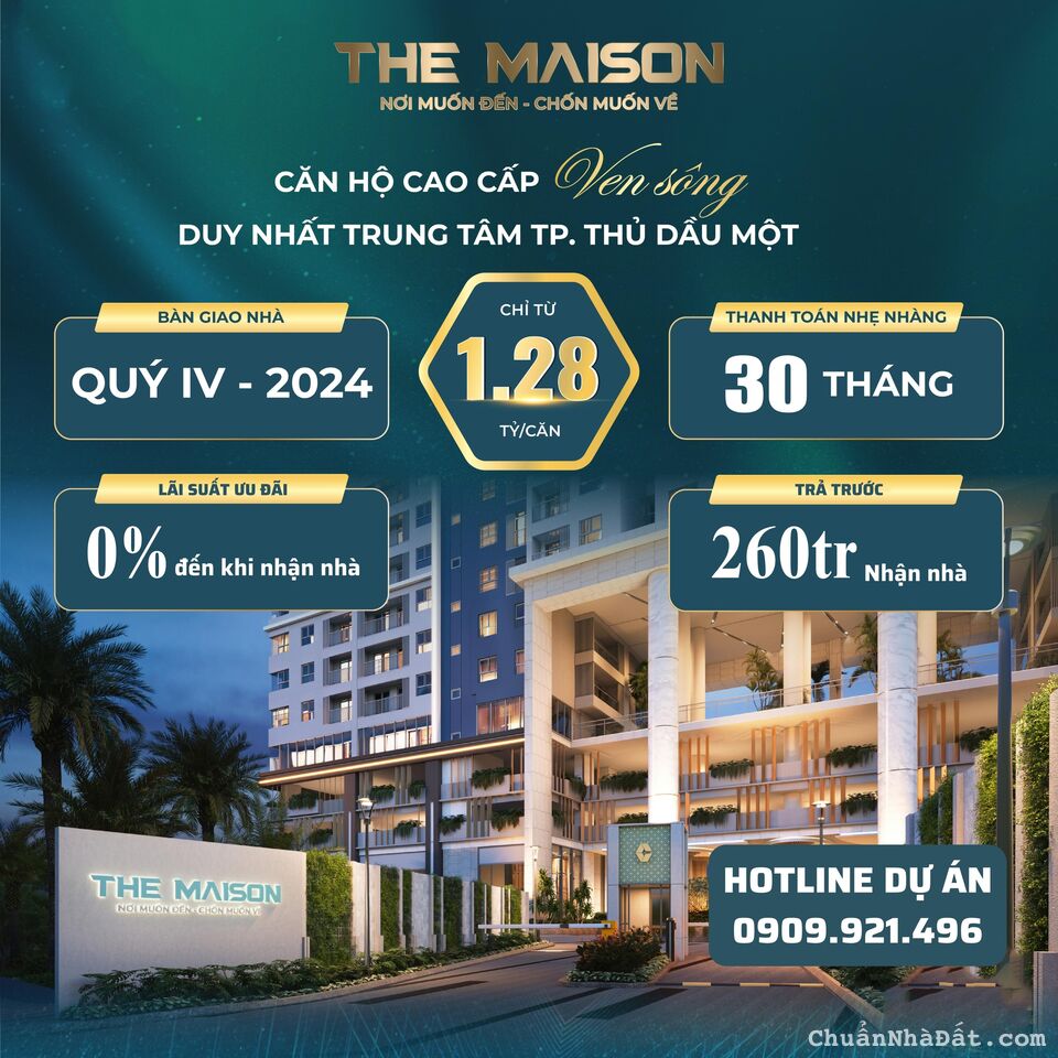 Căn hộ cao cấp The Maison Thủ Dàu 1 Bình Dương