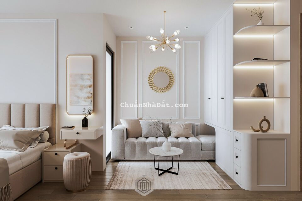 CHO THUÊ CĂN STUDIO NỘI THẤT SANG TRỌNG TÒA MASTERI, MIỄN PHÍ DỊCH VỤ, GIÁ 11 TRIỆU/THÁNG