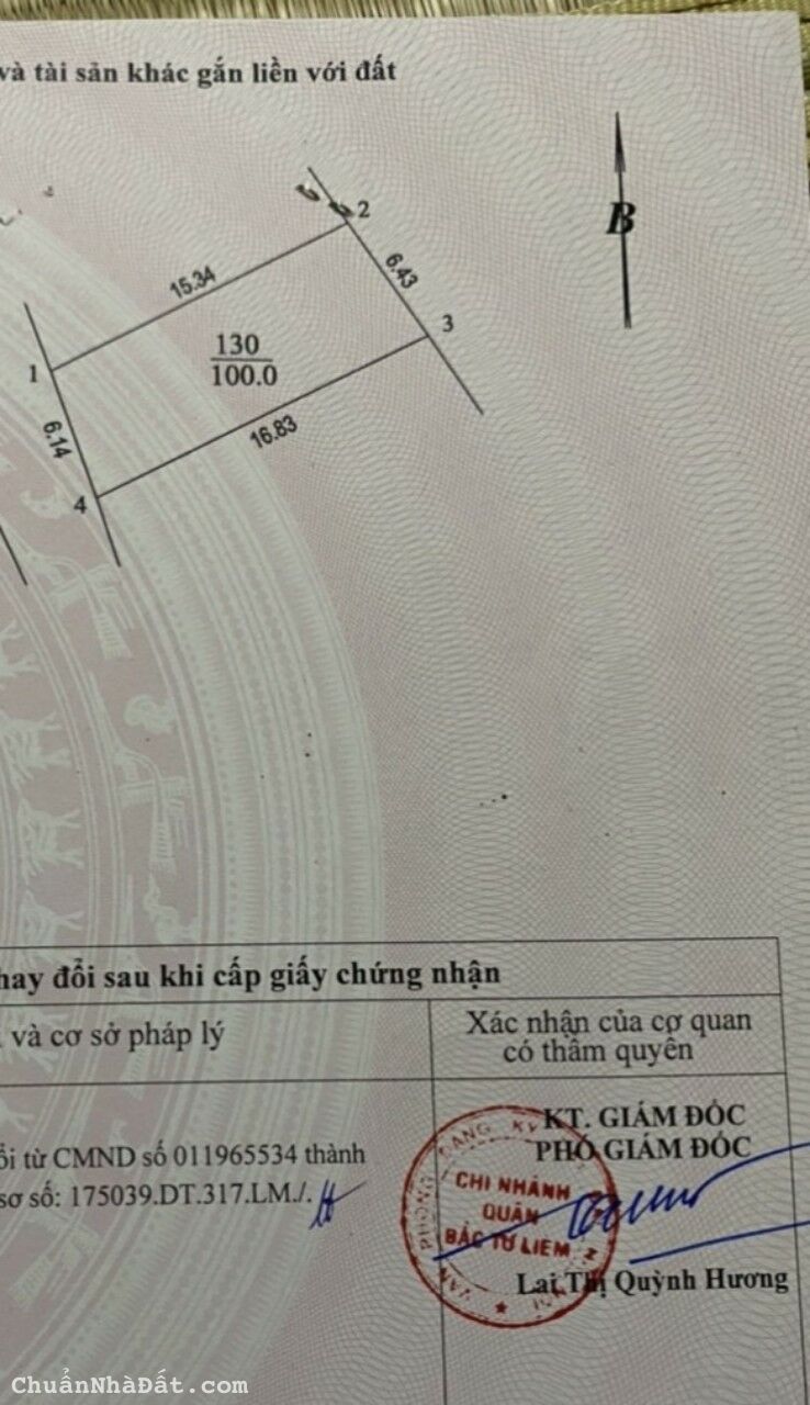 BÁN 100M ĐẤT PHỐ HOÀNG LIÊN - Ô TÔ - MẶT TIỀN RỘNG -  CHIA LÔ - 6,3 TỶ
