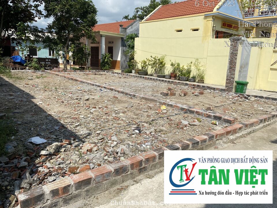 🌳 HOT 2 LÔ ĐẤT NỀN NẰM NGAY TẠI KHU VỰC GẦN TRUNG TÂM GIÁ CỰC SỐC CHỈ CÓ TẠI TÂN DƯƠNG THỦY NGUYÊN