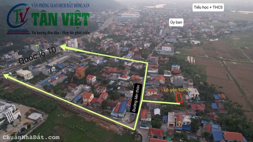🆘Lô góc 93m2 ,sát quốc lộ, gần tiện ích, chỉ hơn tỷ tí ti, Đông Sơn, Thủy Nguyên, Hải Phòng