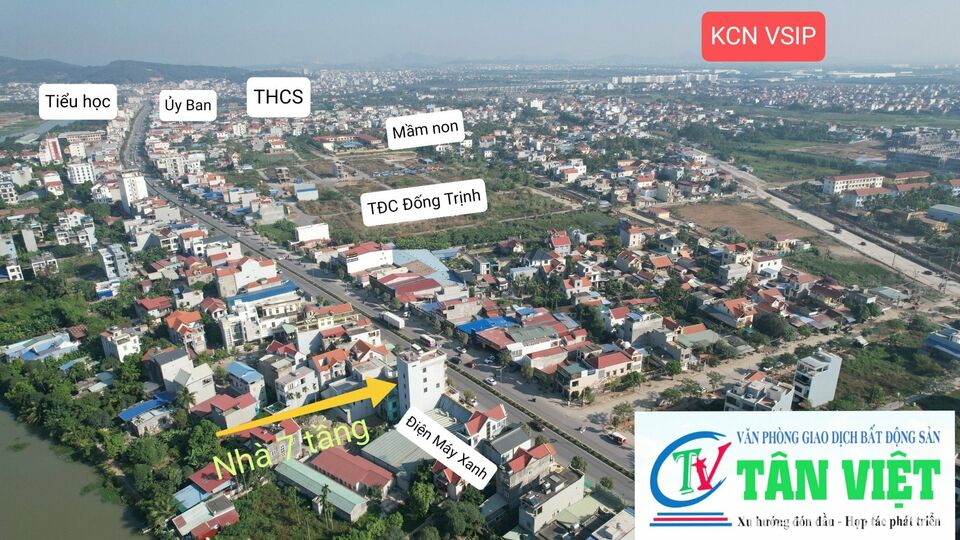 🆘Nhà 7 tầng, mặt đường 359, cạnh trung tâm hành chính, ngay cầu Bính, Tân Dương, Thủy Nguyên, Hải 