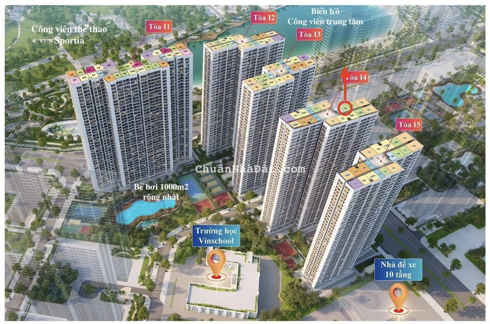 Imperia Smart City - Cần bán căn 2n1- 55m2 Giá 2 tỷ 650 – nhà mới chưa qua sử dụng