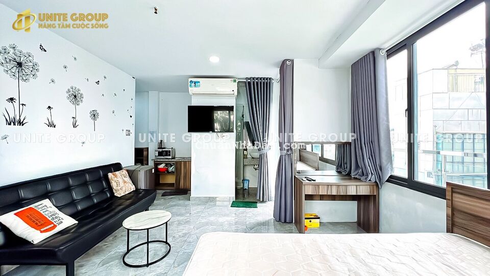 Căn hộ 1 phòng ngủ đầy đủ nội thất quận 3, Gần đại học văn hiến - công viên,…