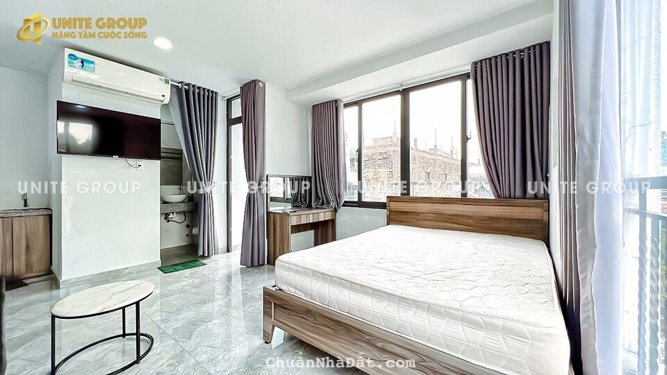 Căn hộ 1 phòng ngủ đầy đủ nội thất quận 3, Gần đại học văn hiến - công viên,…