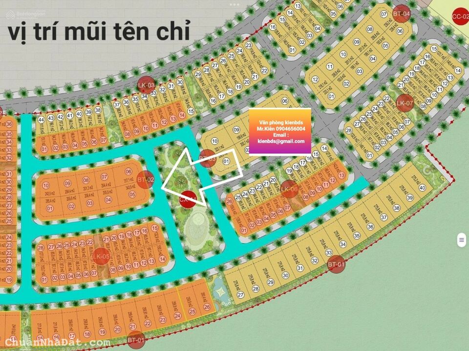 Bán lô đất biệt thự rộng và đẹp nhất dự án Riverview - Lương Sơn - Hòa Bình.