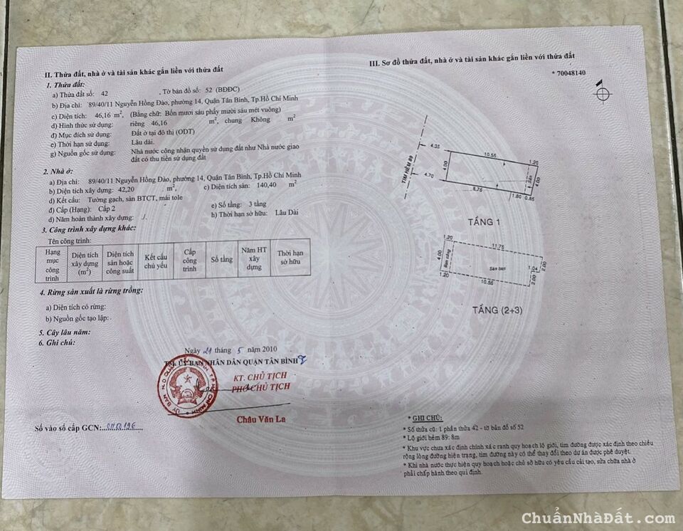 Cần bán nhà HXH 89/40/* DT: 47m² 1 trệt 2 lầu giá 8,5 tỷ 