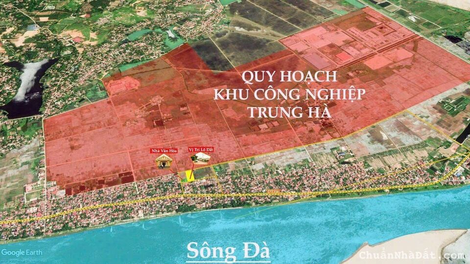 Chính Chủ Cần Bán Lô Đất Sát Cạnh Khu Công Nghiệp Trung Hà 