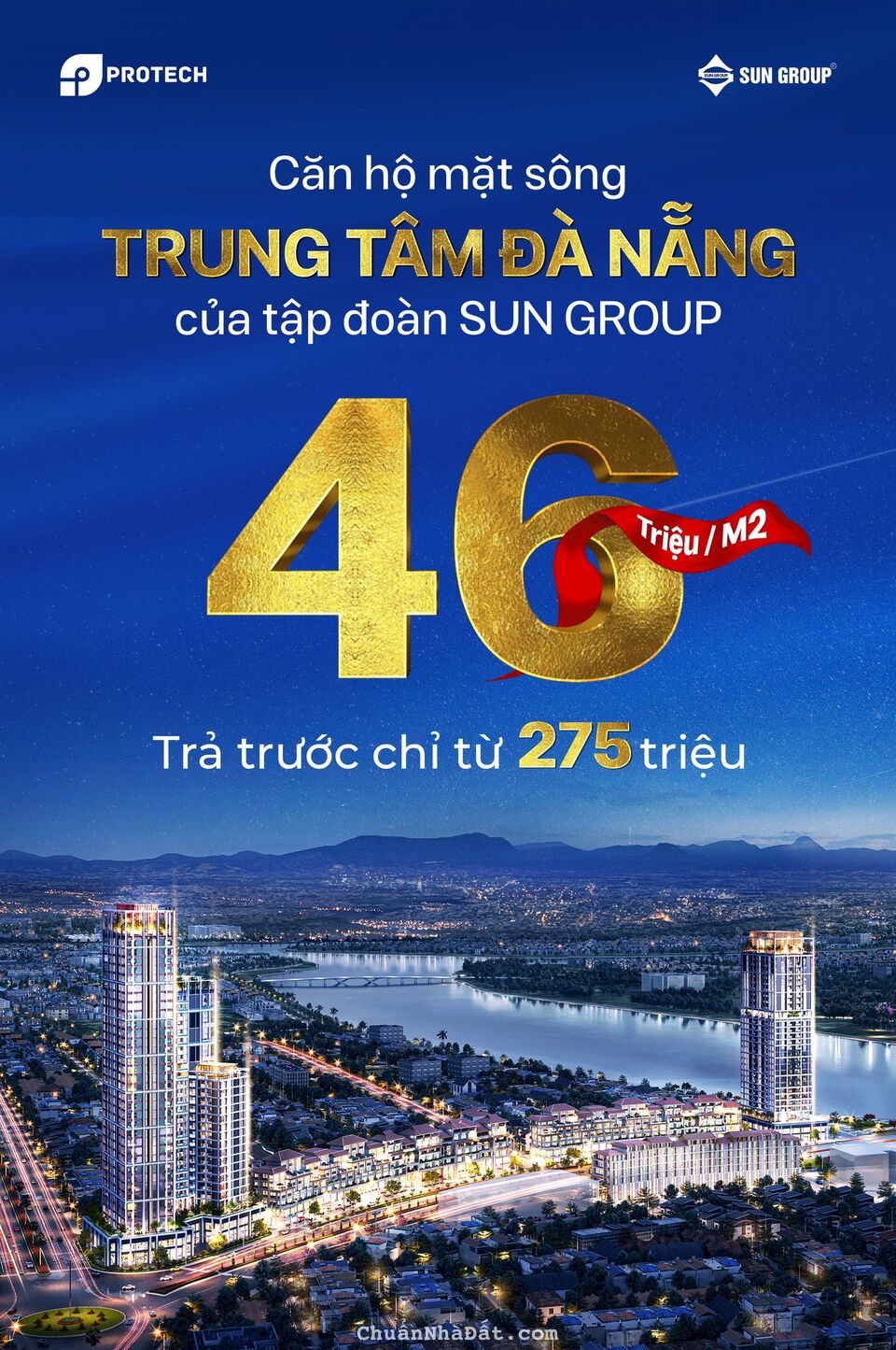 SỞ HỮU SIÊU PHẨM CAO CẤP CỦA TẬP ĐOÀN SUN GROUP VỚI MỨC GIÁ TỪ 46 TRIỆU/M2