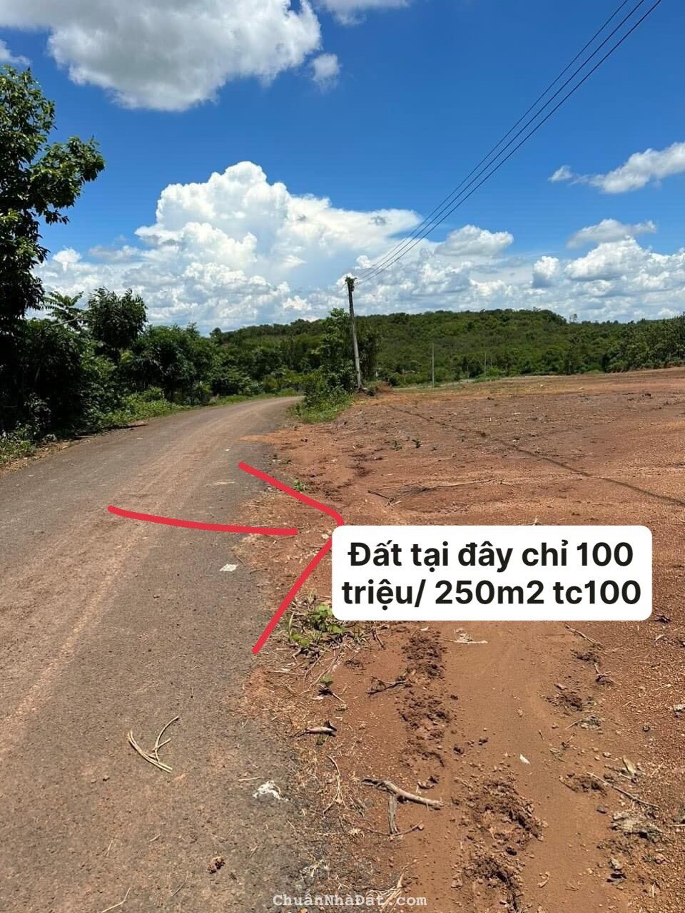 Bán đất Bình Phước diện tích lớn 500m2  giá 230 triệu