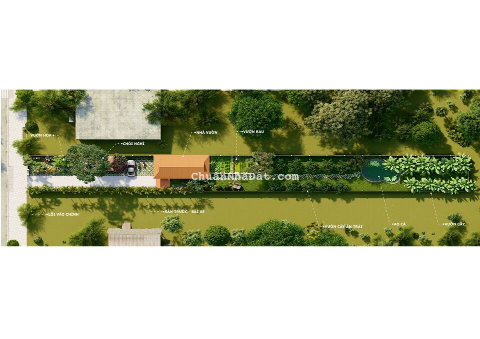 Bán đất làm nhà vườn nghỉ dưỡng - ngang 10 dài 46 Bán đất làm nhà vườn nghỉ dưỡng - ngang 10 dài 46