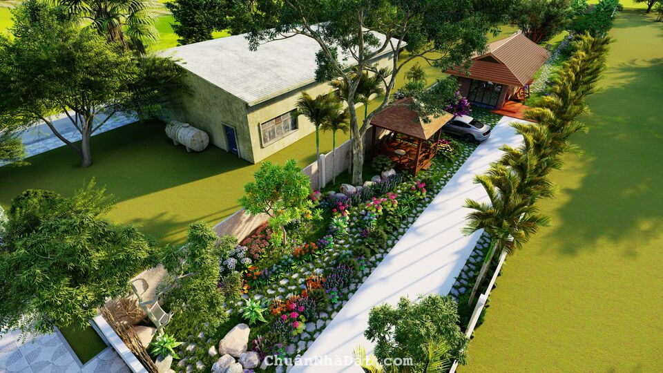 Bán đất làm nhà vườn nghỉ dưỡng - ngang 10 dài 46 Bán đất làm nhà vườn nghỉ dưỡng - ngang 10 dài 46