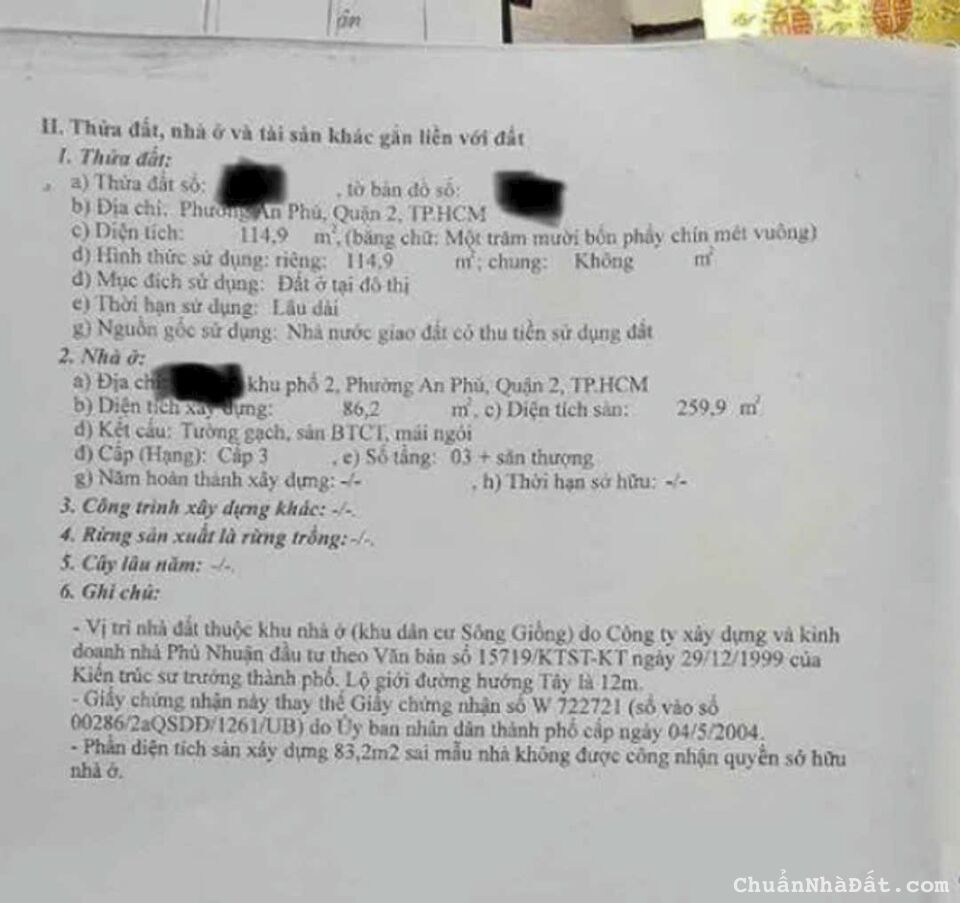 BÁN BIỆT THỰ LIỀN KỀ khu dân cư SÔNG GIỒNG phường An Phú Quận 2. Giá TLcc xem nhà sau 18h0903034123