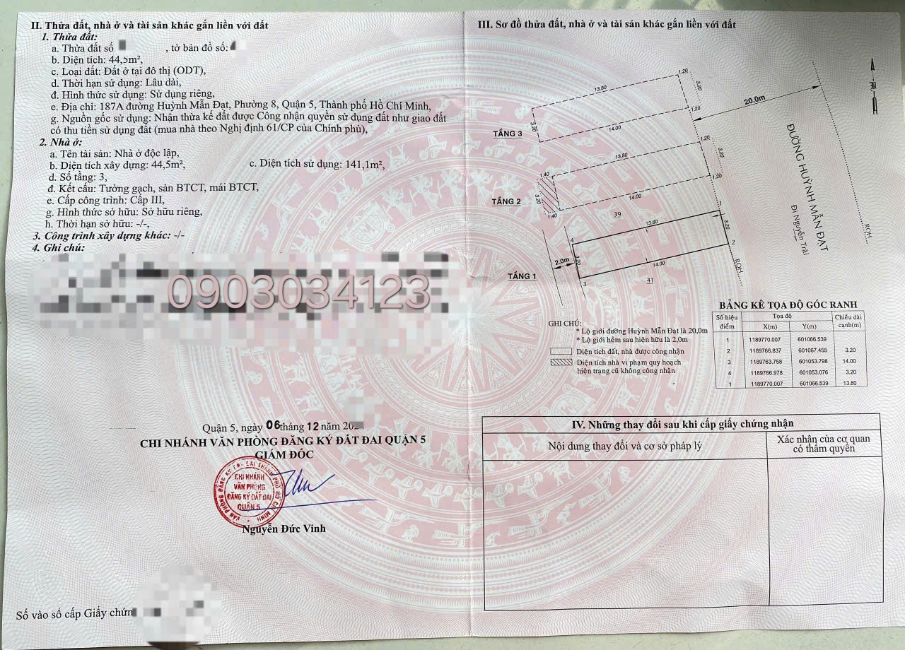 Bán nhà mặt tiền 187a Huỳnh Mẫn Đạt, phường 8, Quận 5 Nhà 3 tầng - Mặt tiền đường 20m LH 0903034123 Bán nhà mặt tiền 187a Huỳnh Mẫn Đạt, phường 8, Quận 5 Nhà 3 tầng - Mặt tiền đường 20m LH 0903034123