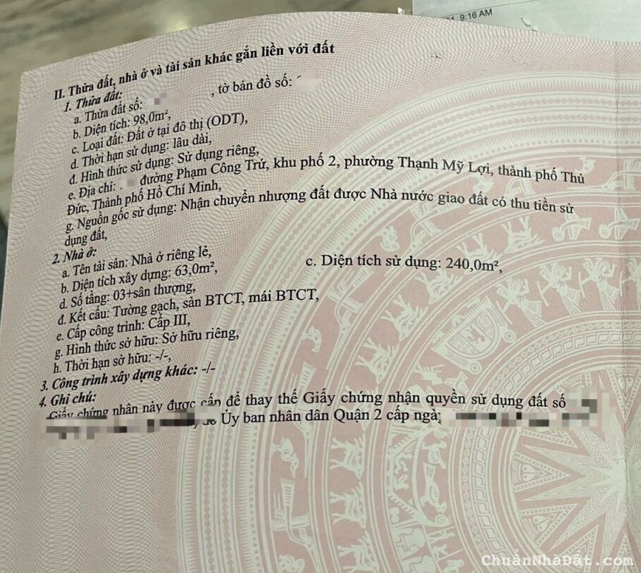 Bán nhà mặt tiền đường Phạm Công Trứ Phường Thạnh Mỹ Lợi Quận 2 (7mx14m) Nhà 3L Giá Tốt 0903034123 Bán nhà mặt tiền đường Phạm Công Trứ Phường Thạnh Mỹ Lợi Quận 2 (7mx14m) Nhà 3L Giá Tốt 0903034123