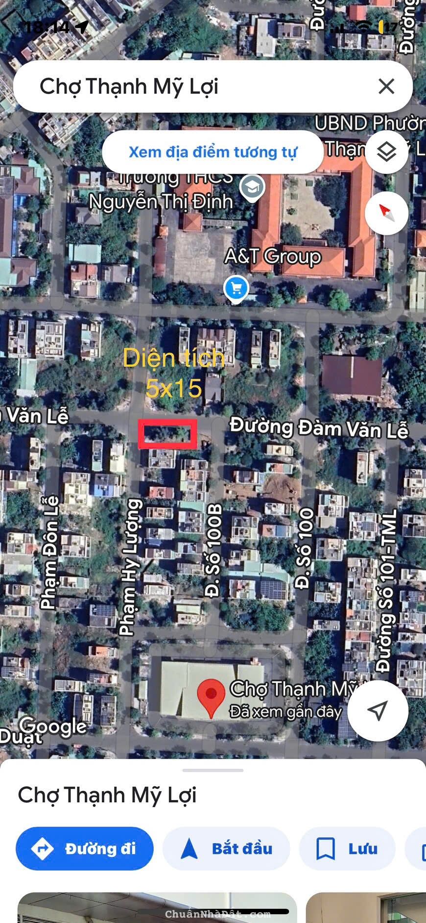 Bán đất dự án khu dân cư Thạnh Mỹ Lợi Quận 2 Vị trí góc 2 mặt tiền đường Đàm Văn Lễ & Phạm Hy Lượng