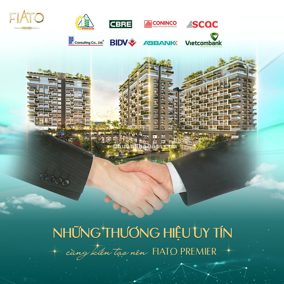 Mở bán rổ hàng Căn hộ Fiato premier trực tiếp chủ đầu tư, chỉ 450tr sở hữu ngay căn hộ cao cấp 80m2