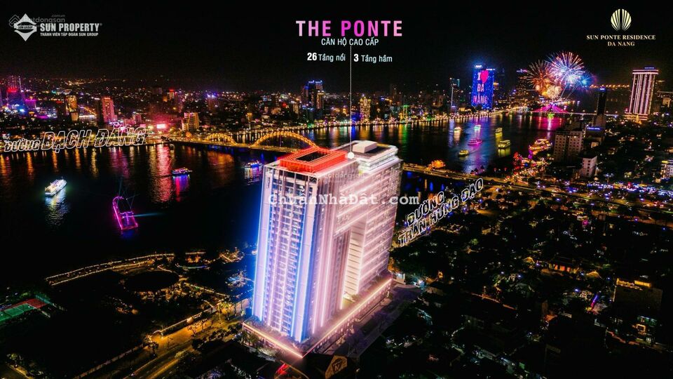 Hot sở hữu ngay căn hộ cao cấp SUN PONTE giá chỉ từ 1tỷ6