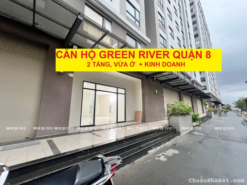 GREEN RIVER QUẬN 8 CĂN SHOP 2 TẦNG - 151M2 - 5.4 TỶ, CHIẾT KHẤU, VAY 70%, SỔ HỒNG RIÊNG