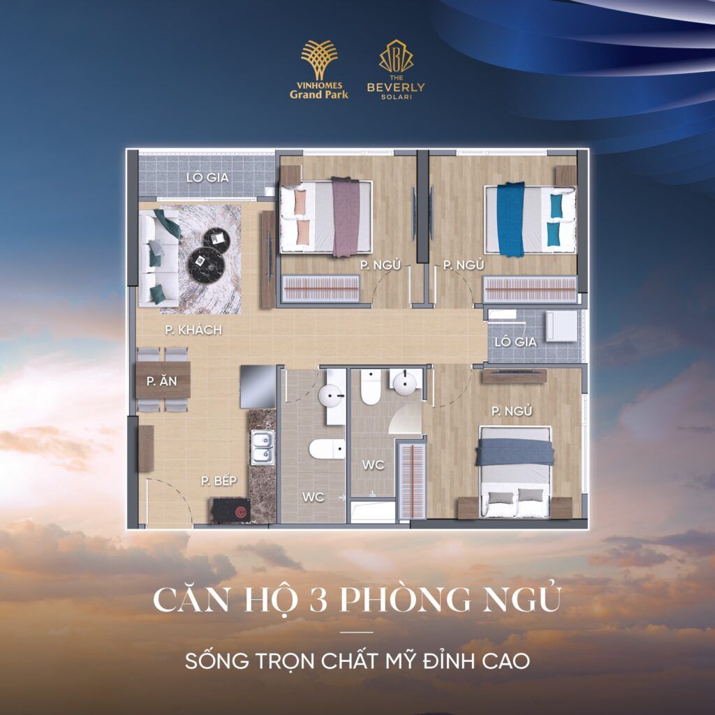 CĂN HỘ THE BEVERLY SOLARY - GIAO NHÀ 2024, 3PN-2WC - 81M2 CÒN 4,3 TỶ, VAY ĐẾN 70% CĂN HỘ THE BEVERLY SOLARY - GIAO NHÀ 2024, 3PN-2WC - 81M2 CÒN 4,3 TỶ, VAY ĐẾN 70%