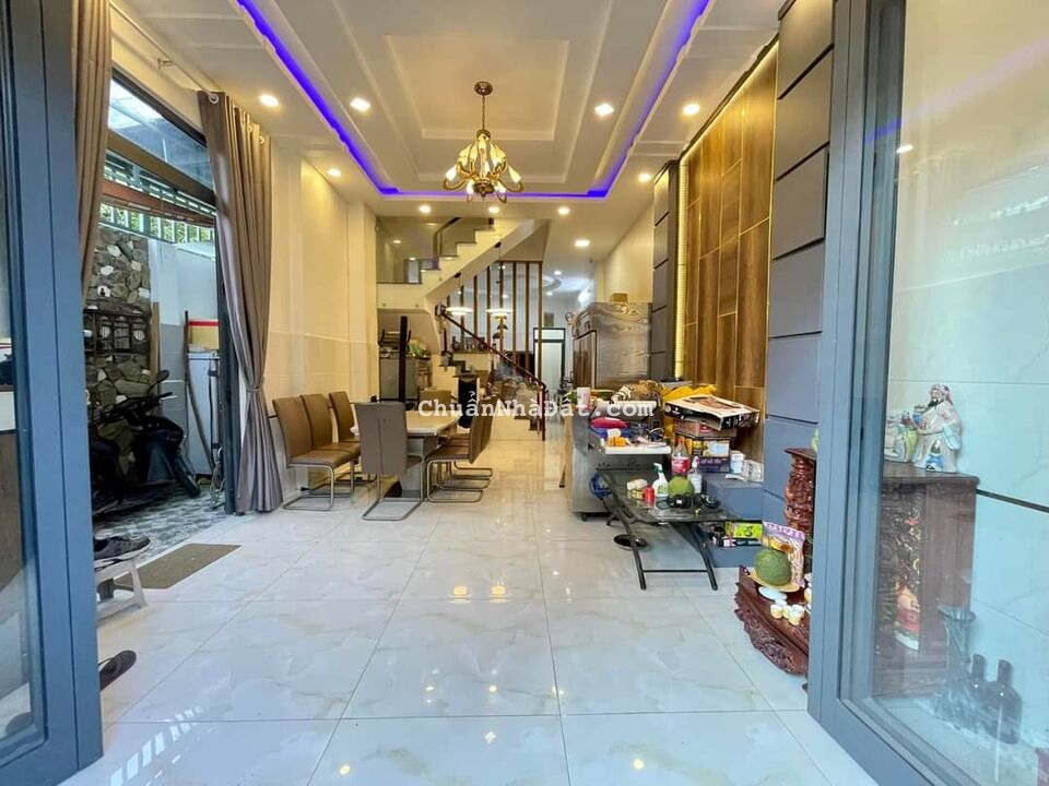 BÁN NHÀ KHU P/L TÔ HIỆU THIẾT KẾ SANG TRỌNG NỘI THẤT VIP 5TẦNG NGANG BỀ THẾ 6X16M  HẺM 8M