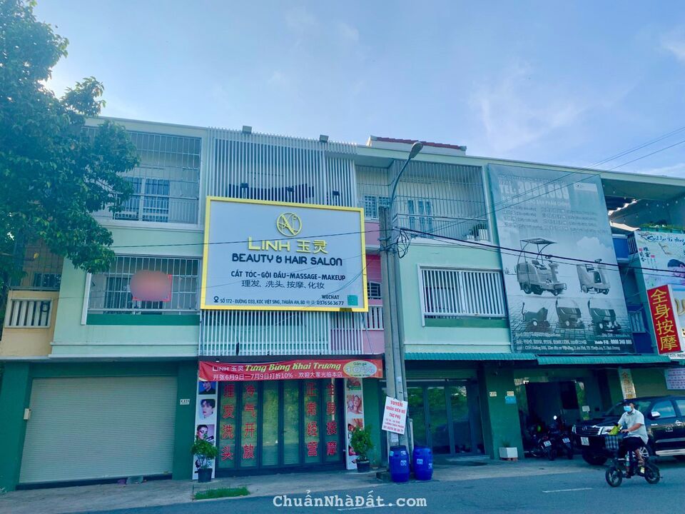 Cho thuê nhà phố nguyên căn 1 trệt, 1 lầu, tiện vừa ở vừa kinh doanh tại Vsip 1, Thuận An, BD