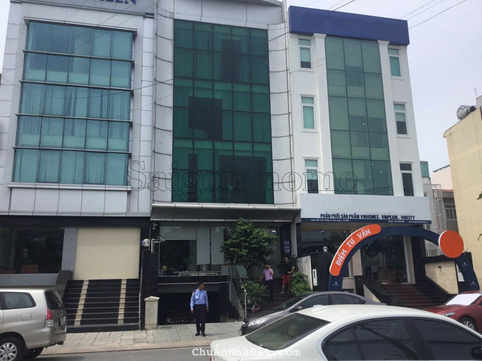 Cho Thuê Tòa nhà văn phòng Lương định của An Phú Quận 2 Hầm 5 sàn trống  