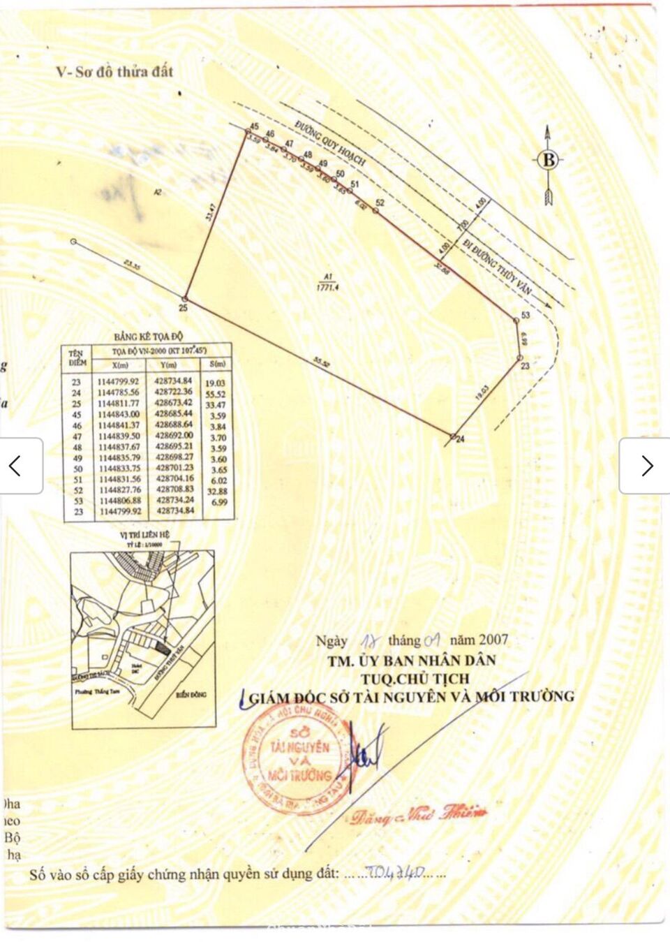 BÁN ĐẤT GÓC 2 MẶT TIỀN THÙY VÂN PHƯỜNG 8 VŨNG TÀU, DT 1771,4 M2, GIÁ 450 TỶ BÁN ĐẤT GÓC 2 MẶT TIỀN THÙY VÂN PHƯỜNG 8 VŨNG TÀU, DT 1771,4 M2, GIÁ 450 TỶ