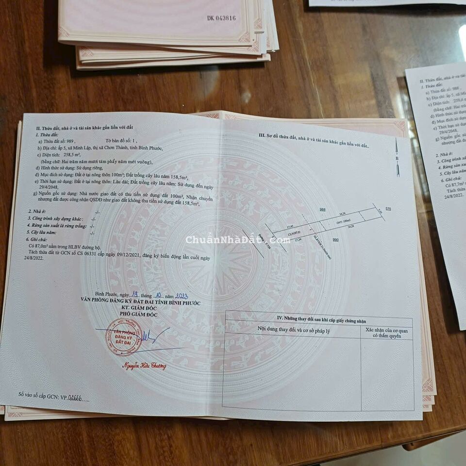 Em còn 1 lô mặt tiền đường 42m giá 655tr bao sổ