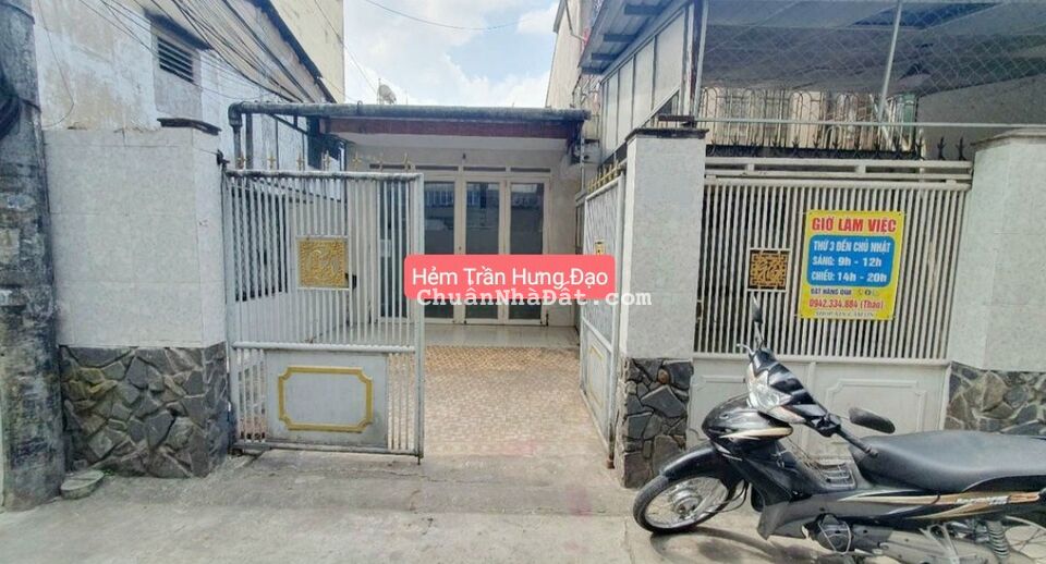 CHO THUÊ NHÀ TRỤC CHÍNH HẺM TRẦN HƯNG ĐẠO - ☆Phù hợp ở lâu dài, kinh doanh như nail, spa, shop. 