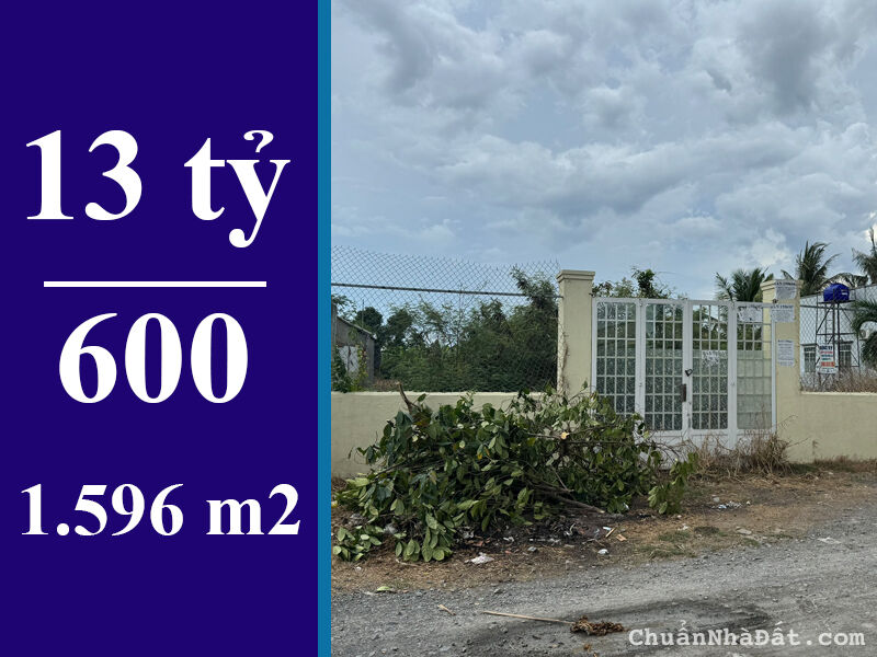 🍀 ĐÁNG ĐỂ ĐẦU TƯ !! ĐẤT THỔ CƯ 1.596 MÉT VUÔNG. XÃ THUẬN THÀNH, TT. CẦN GIUỘC, LONG AN