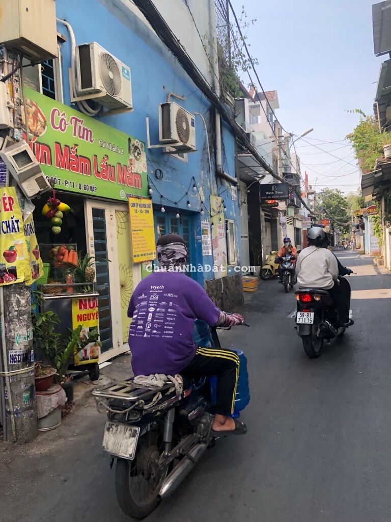 Nhà Gò Vấp giá rẻ Mặt tiền đường số 8 căn góc ngang 4m dài 15m.