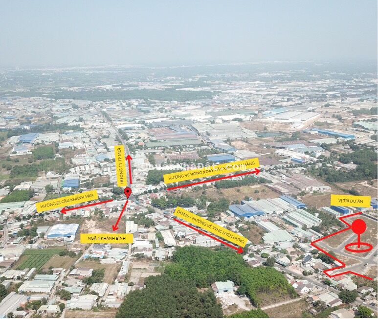 BÁN ĐẤT NGAY NGÃ TƯ KHÁNH BÌNH -THÀNH PHỐ TÂN UYÊN