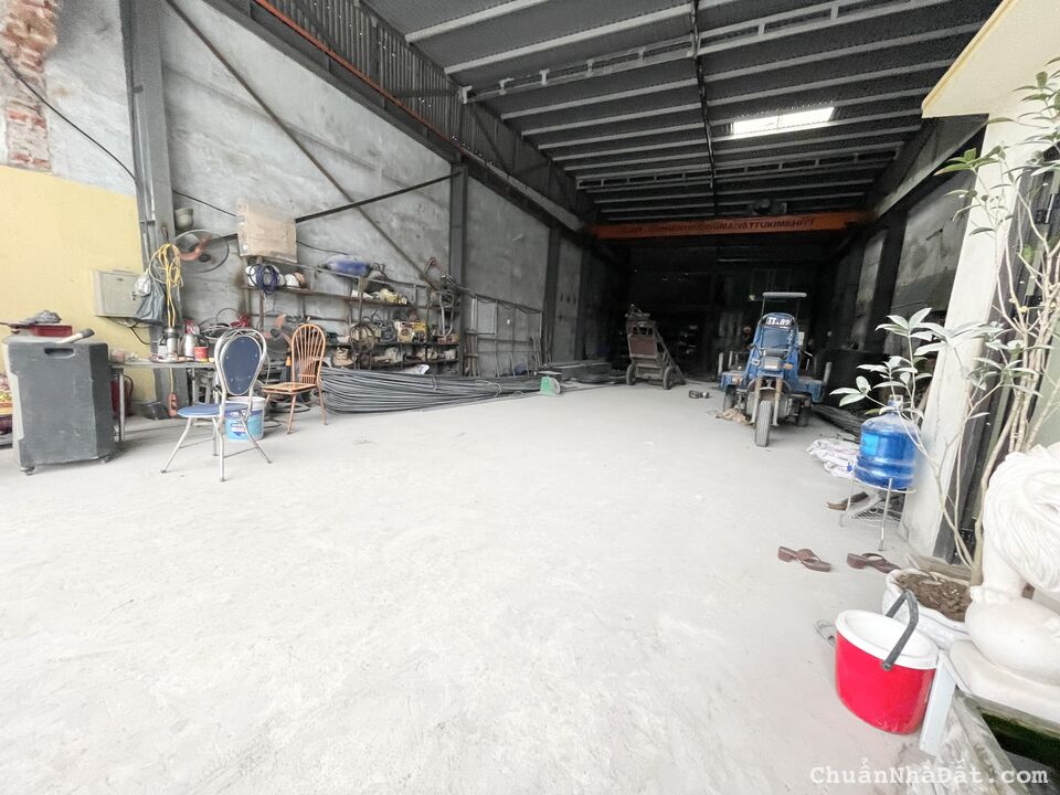 🔥KX6. CHO THUÊ xưởng mặt đường Máng Nước 200m2 - ngang 9m - sẵn cẩu trục - 27 triệu / tháng