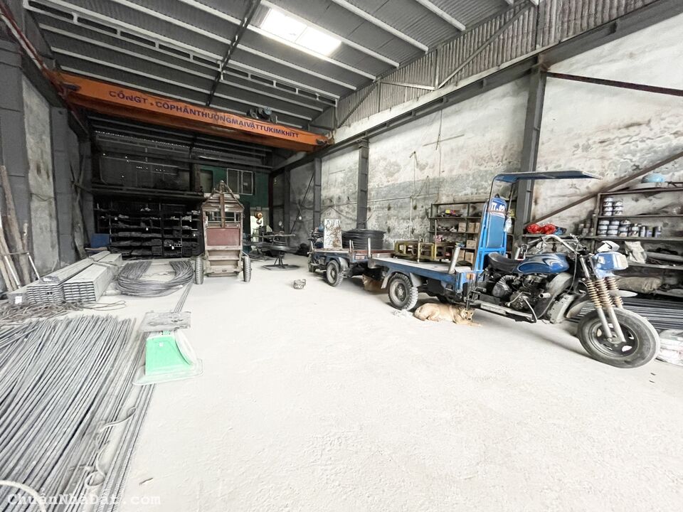 🔥KX6. CHO THUÊ xưởng mặt đường Máng Nước 200m2 - ngang 9m - sẵn cẩu trục - 27 triệu / tháng