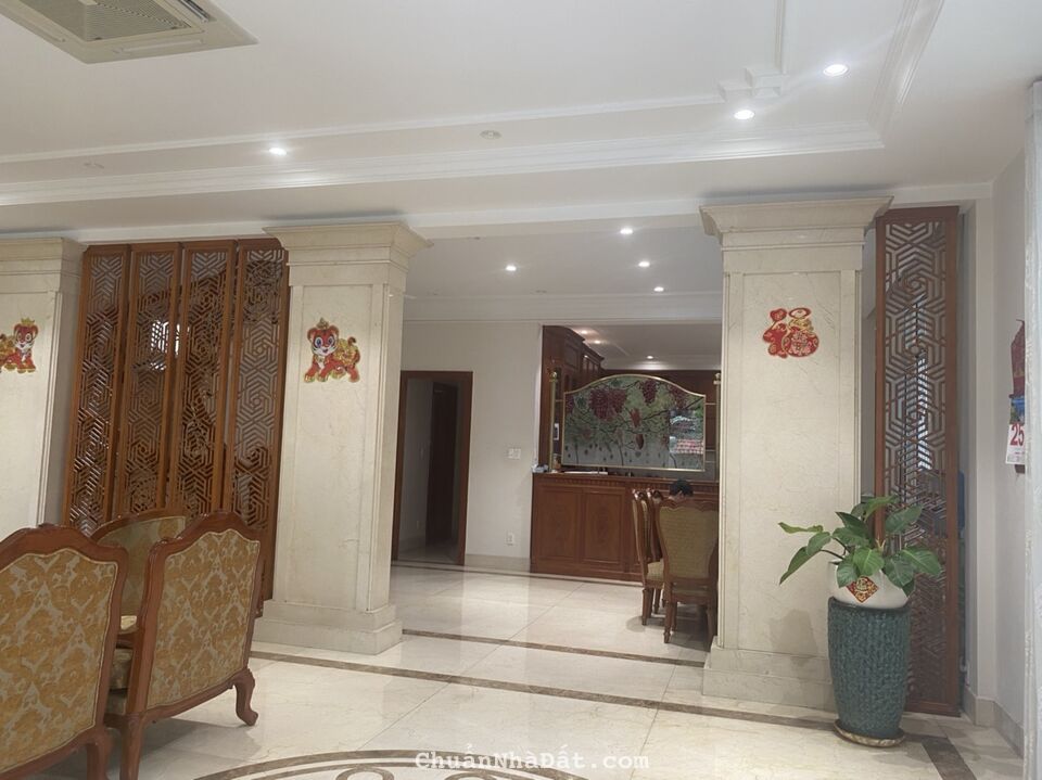 Bán nhà biệt thự đường 8m BÌnh Giã -Bàu Bàng Quận Tân Bình ( 12.5mx28m) Hầm 3 lầu