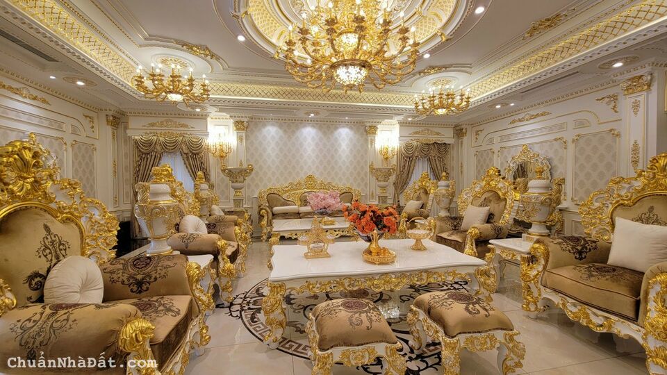 Bán Biệt thự Mặt tiền Trần Văn Kiểu P10 Quận 6 - đất 1200m2 - 1 Hầm 5 tầng