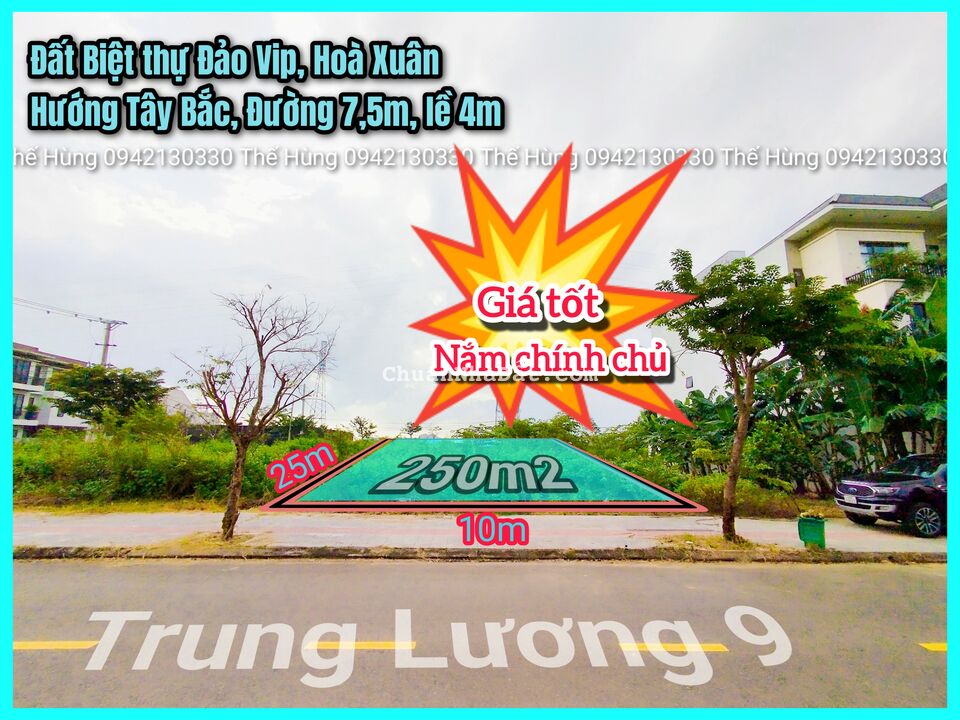 Bán đất Biệt thự Đảo Vip Hoà Xuân, Đà Nẵng Bán đất Biệt thự Đảo Vip Hoà Xuân, Đà Nẵng