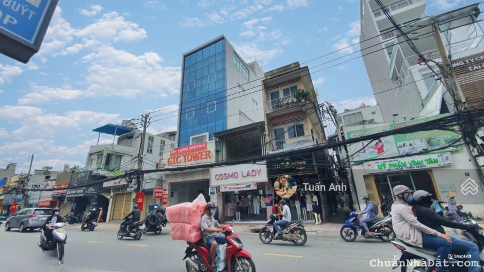 Siêu vị trí! Toà nhà mặt tiền CMT8, Quận 3 (6 x 20m) 7 tầng, HĐT 100 tr/tháng, chỉ 33 tỷ