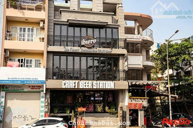 Bán Tòa nhà ngang 8m MT ngay Phan Xích Long, Phú Nhuận- DT 8x18m, Hầm 4 Tầng ST, HĐT 7,000$/th