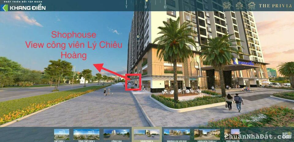 Shophouse Privia Khang Điền sở hữu lâu dài, hàng VVIP, kinh doanh traffic tốt